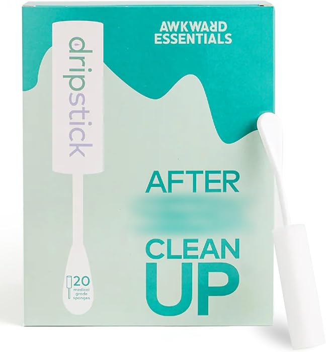Awkward Essentials Dripstick Absorbing Sponge for Women, 20-Pack | Amazon (US)