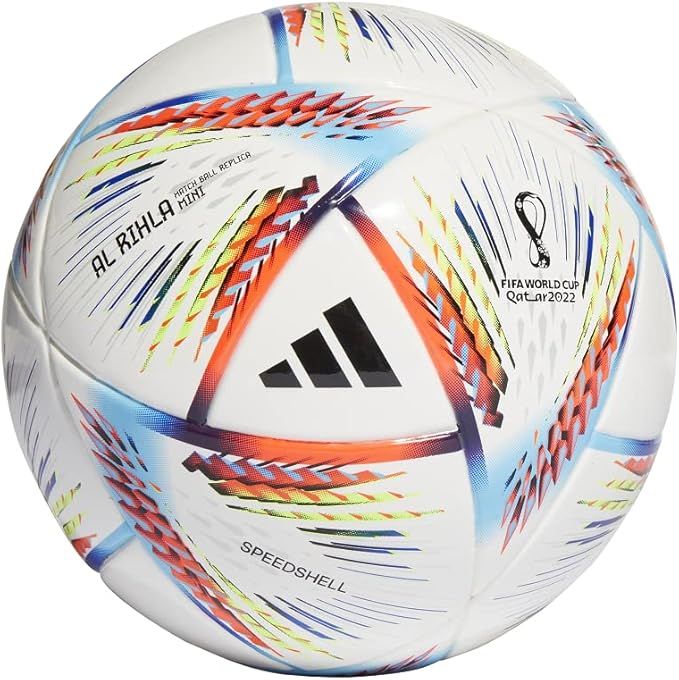 adidas unisex-adult FIFA World Cup Qatar 2022 Al Rihla Mini Soccer Ball, White/Pantone, 1 | Amazon (US)