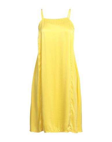 Manila Grace Woman Midi dress Yellow Size 2 Silk | YOOX (US)