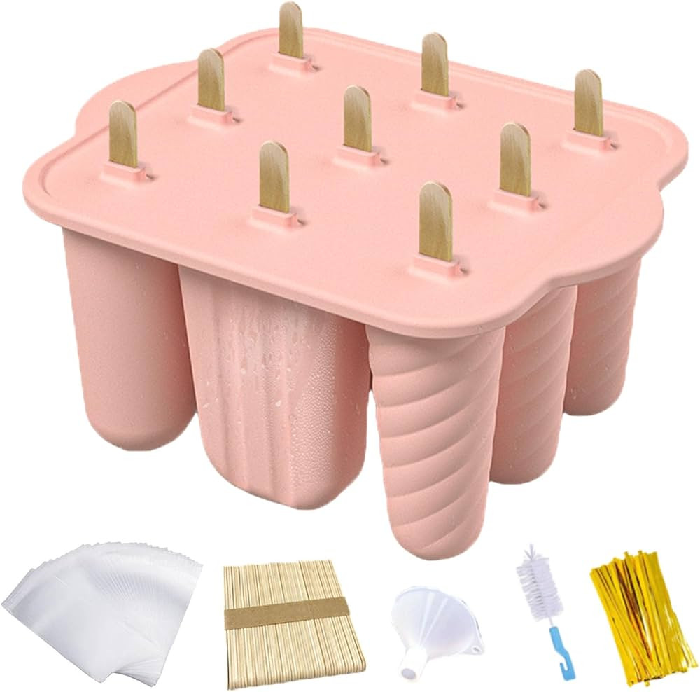 Silicone Popsicle Molds, Ice Pop Cream Mold, Popsicle Molds with Sticks, Ice Popsicle Maker-BPA F... | Amazon (US)