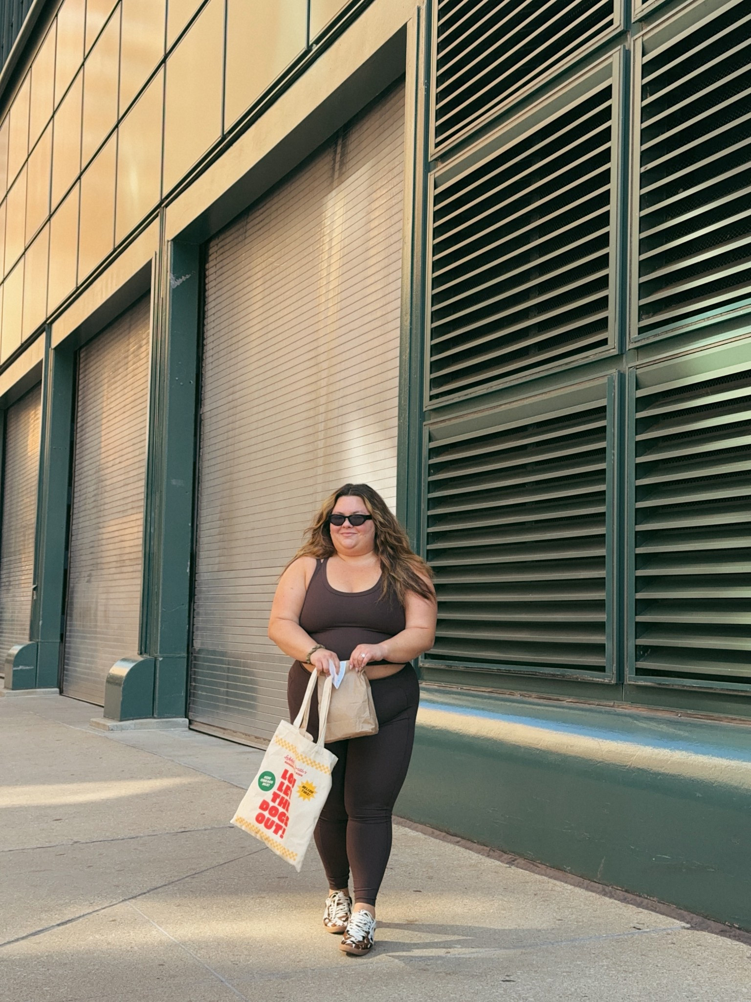 plus size active wear work out set sports bra and performance legging 
- Torrid: size 2 
- Dolce Vita sneakers 
- Messy Weekend sunglasses 

#LTKMidsize #LTKPlusSize #LTKPetite