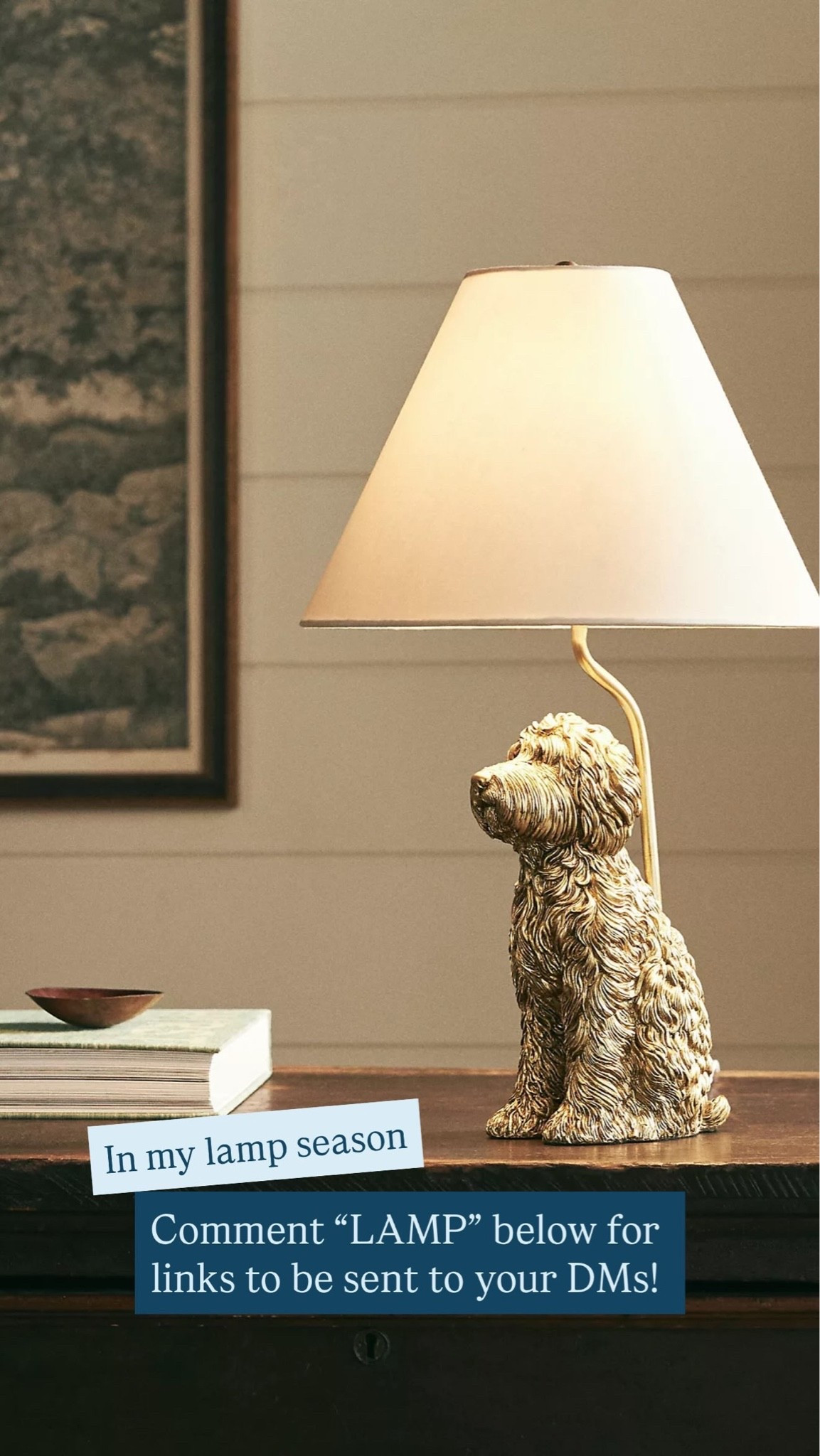 How cute is this dog lamp?? I think it adds so much character to a space! 

 #LTKdayinmylife #LTKHome