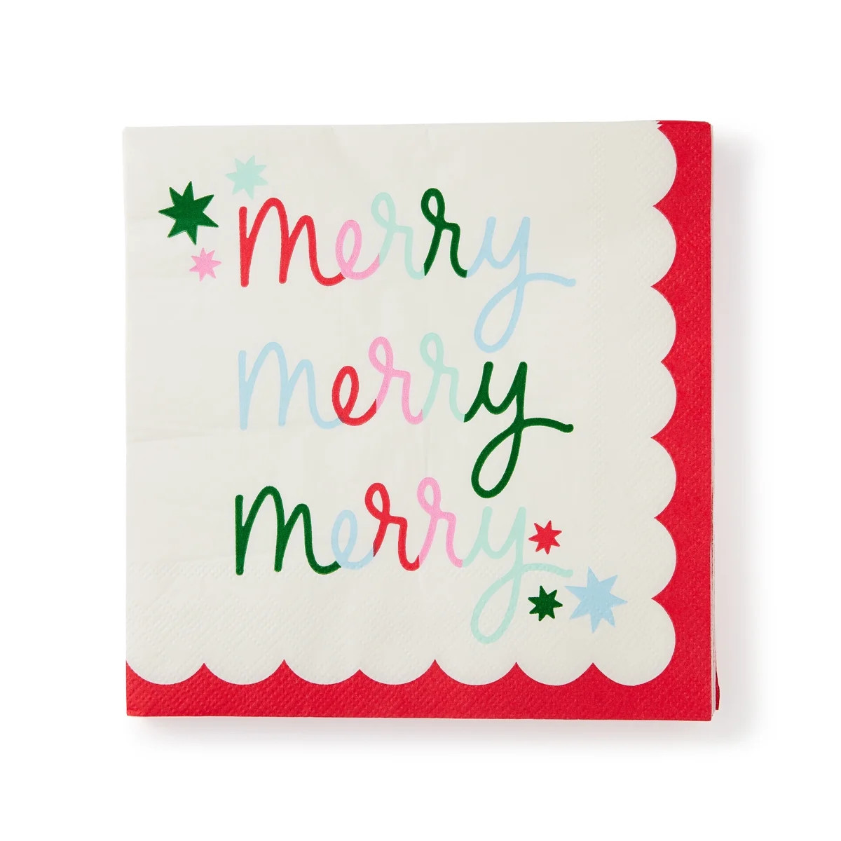 Packed Party Merry Disposable Dessert Napkins - 20 Count | Walmart (US)