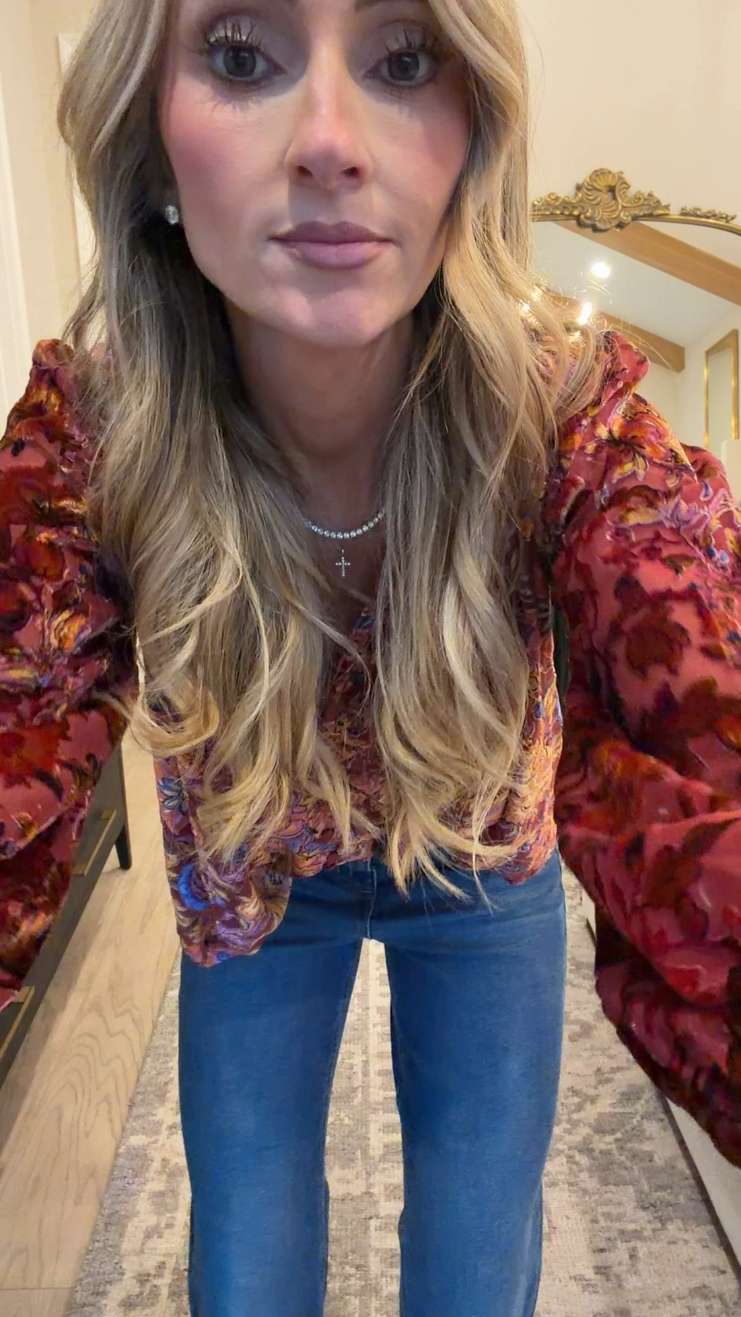 Casual date night and this outfit got a lot of compliments. Faux fur jacket looks 💰💰💰💰💰