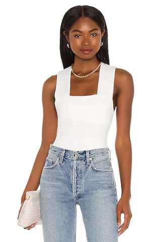 Free People She's So Sleek Bodysuit in Ecru from Revolve.com | Revolve Clothing (Global)