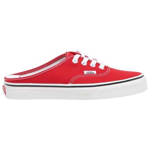 Vans Womens Vans Authentic Mule - Womens Shoes Red/White Size 06.0 | Foot Locker (US)