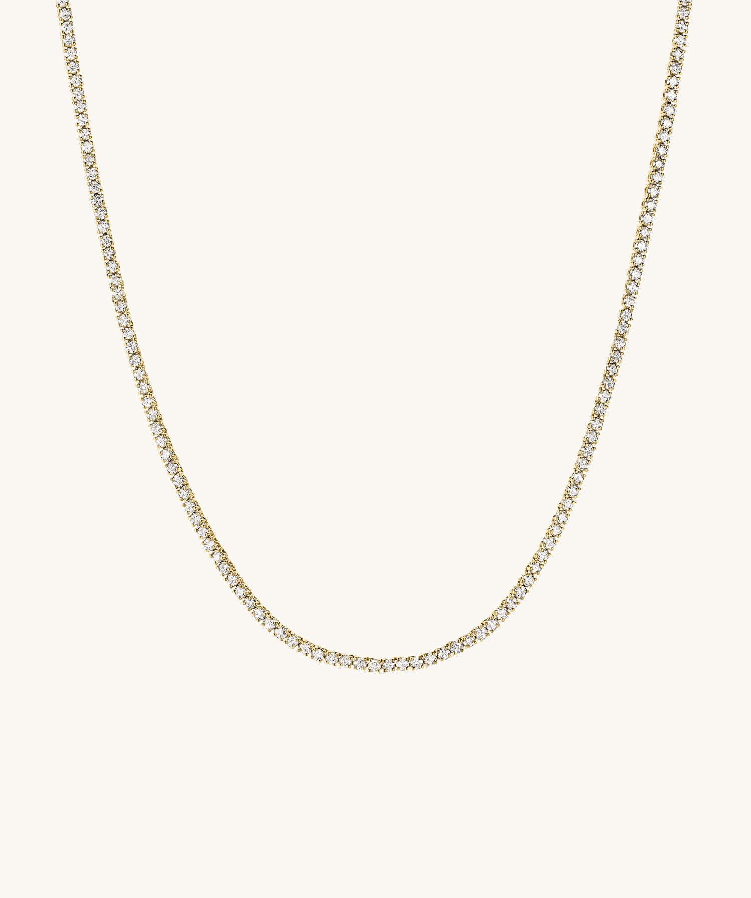 Diamond Tennis Necklace 1.8mm | Mejuri Fine Crew