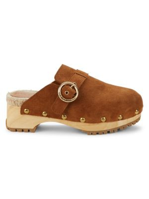 Viviane Suede Clogs | Saks Fifth Avenue OFF 5TH