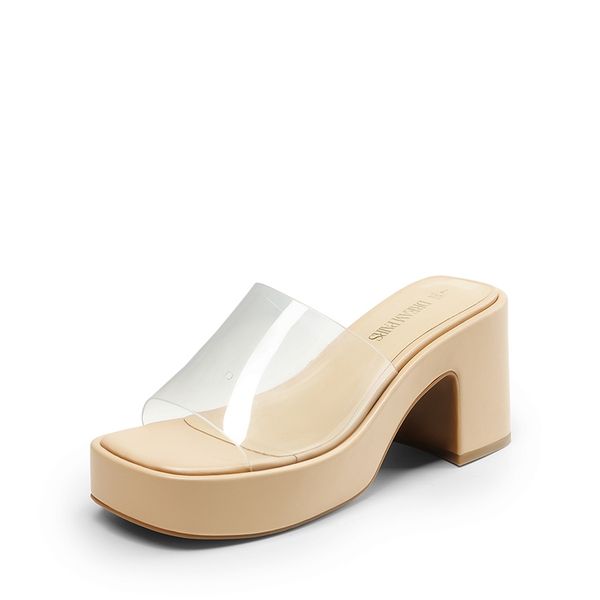 Platform Slip On Chunky Sandals | Dream Pairs
