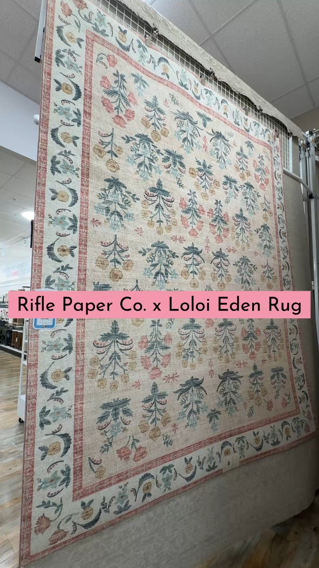 The Rifle Paper Co. x Loloi Eden Rug in Mughal Rose Blush adds so much warmth and character with its intricate floral pattern and soft blend of blush, blue, and earthy tones! 🌸 The CloudPile texture feels extra plush and cozy, while the vintage-inspired design gives the room such a collected, designer look. 💓 A beautiful statement rug for a bedroom, living room, or dining space. Linked this rug and more vintage-inspired styles! 😍 #FloralRug #RiflePaperCo #AreaRug

#LTKHome #LTKSaleAlert
