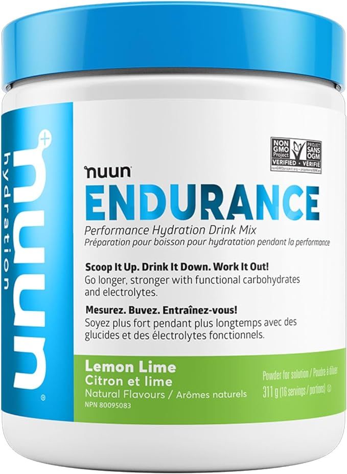 Nuun Hydration Endurance | Workout Support | Electrolytes & Carbohydrates (Lemon Lime, 16 Serving... | Amazon (US)