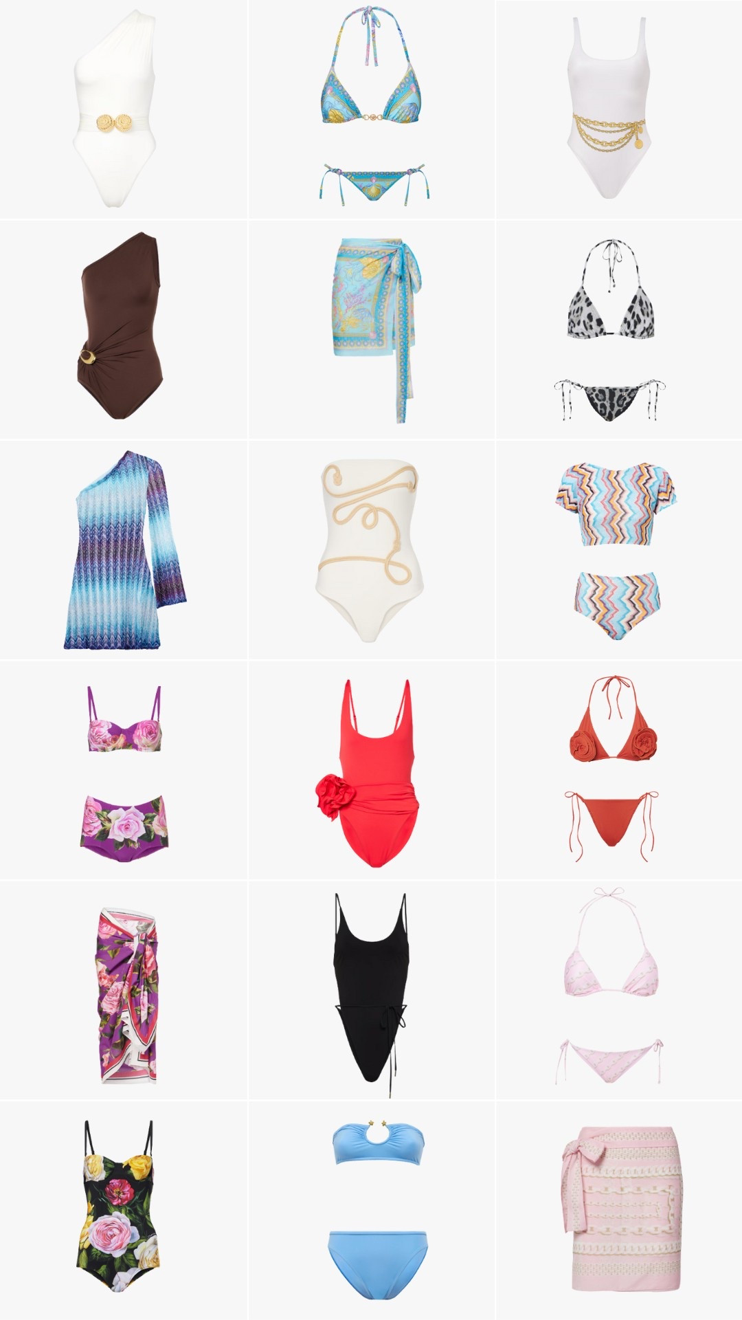 Beachwear for a European summer vacationn