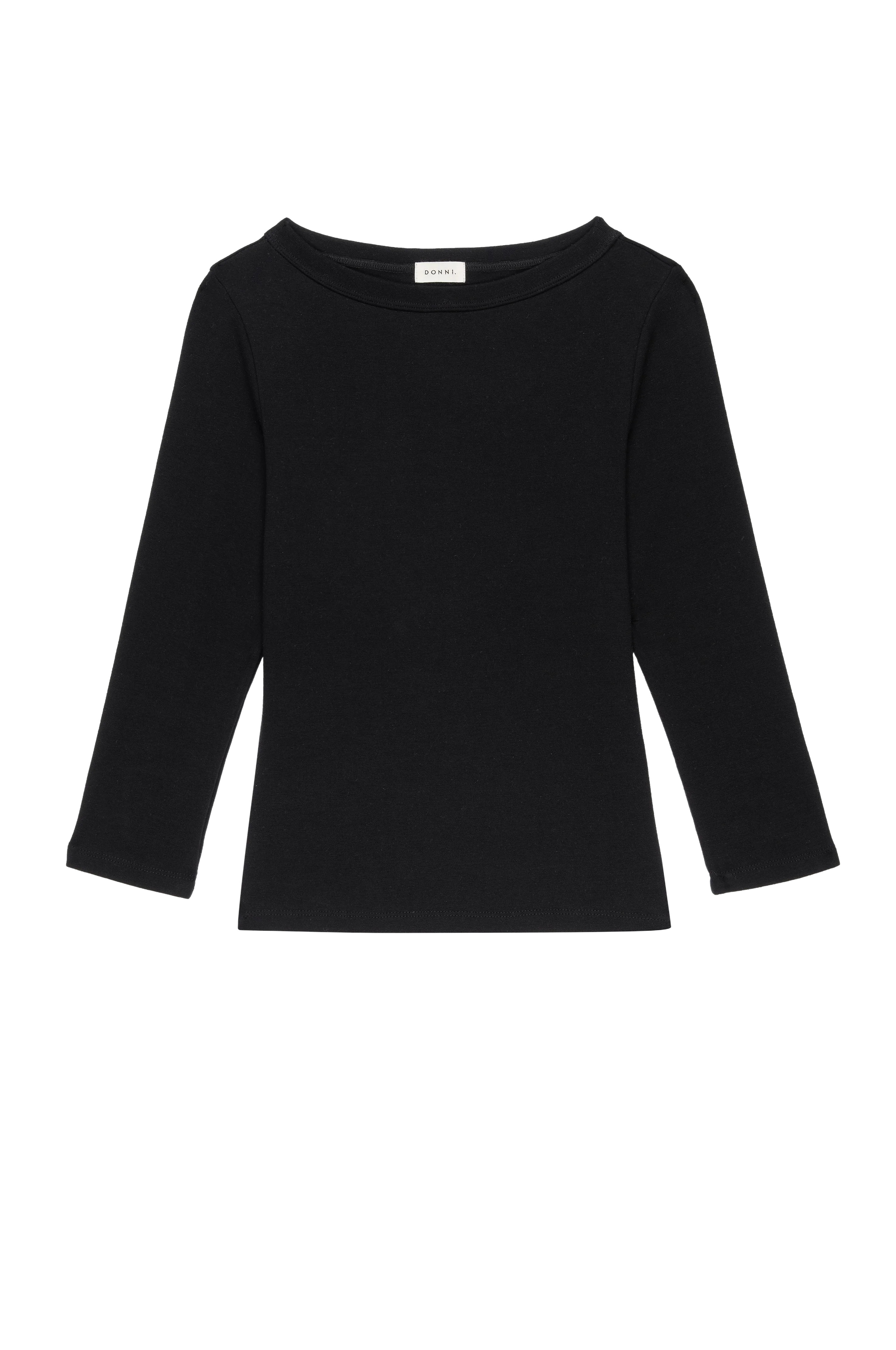 The Baby Rib Boat Neck | DONNI.