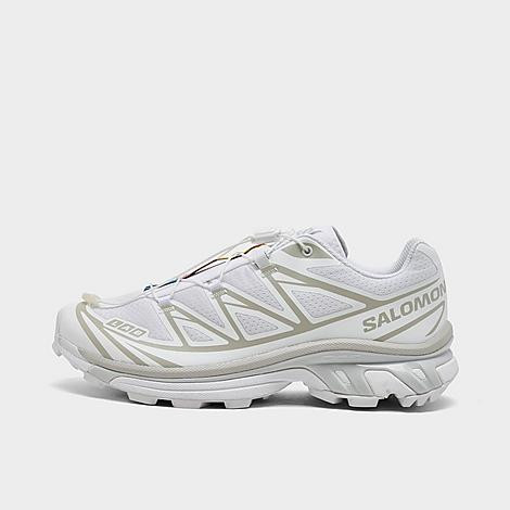 Salomon Women's XT-6 Casual Shoes in White/White/Lunar Rock Size: 7.5 | Finish Line (US)