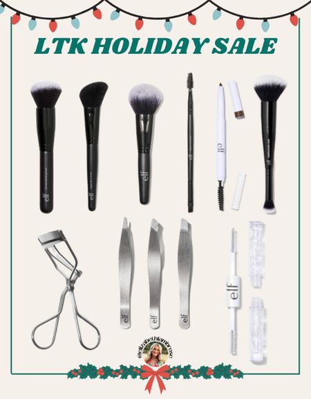 LTK Holiday Sale is ON!! 
I rounded up all of my favs from ELF that I’ve used before and currently use! They have very great and affordable brushes! 
I currently use their powder brushes, and their dual ended brow brush!!
The styled collection, urban outfitters, Madewell and Neiwai are also participating but I don’t really shop those!! 
The holiday sale is November 9-12!! Check out my collection of posts for the Holiday Sale as well!!🤍❤️💚 

#vici #top #sweatertank #tank #sweater  #fall #style #bottoms #workpant #pants #booties #workwear #elf #makeup #brows #powder #blush #holidaysale #sale 

#LTKHolidaySale #LTKtravel #LTKbeauty