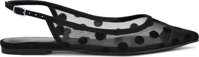 Nine West Brin Mesh Slingback Flat (Women) | Nordstromrack | Nordstrom Rack