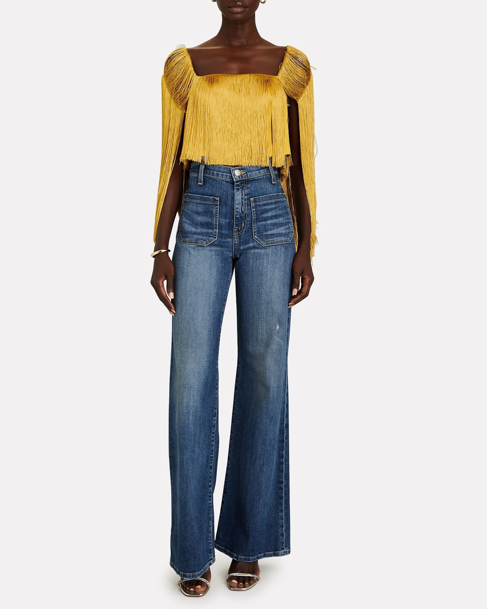 Florence Flared High-Rise Jeans | INTERMIX