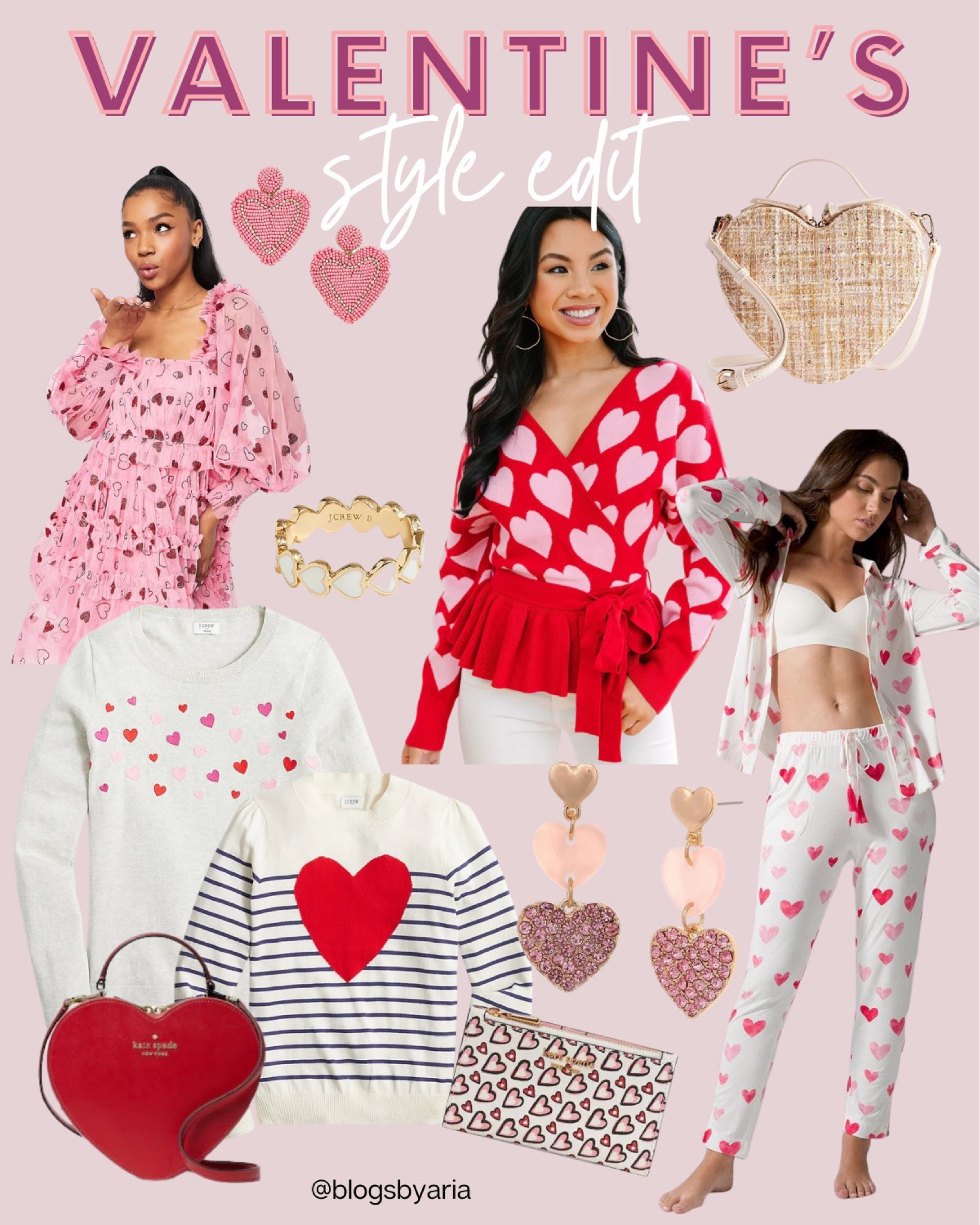 Valentines style edit. Valentine’s Day. Valentines dress. Valentines pajamas valentines jewelry valentines accessories valentines bags 

#LTKFind #LTKstyletip #LTKSeasonal