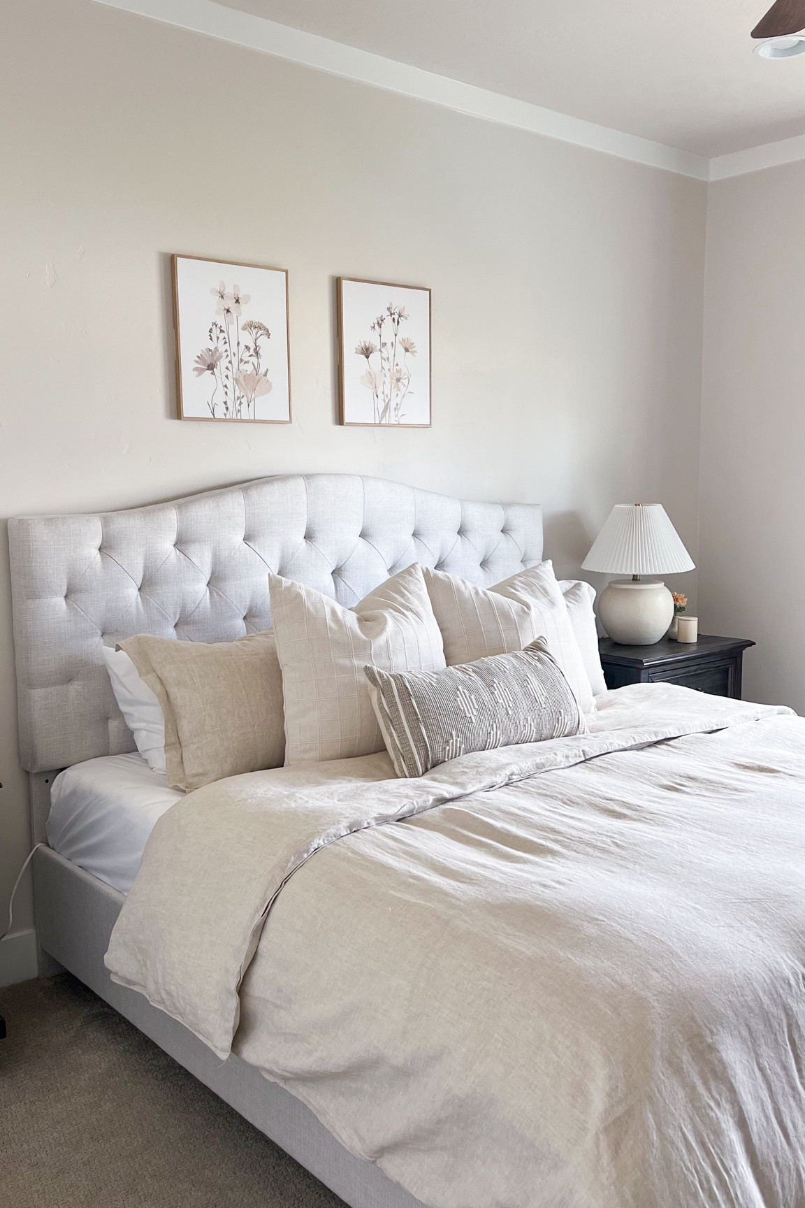 Linen Cover. Linen material keeps itself always fresh, dry, and clean. It brings a sense of casual sophistication and creates a tranquil sanctuary.  Bedroom Decor

#LTKSeasonal #LTKsalealert #LTKhome