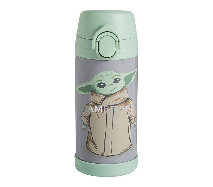 Mackenzie Star Wars™ Grogu™ Water Bottle | Pottery Barn Kids