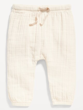 Unisex Double-Weave Cinched-Hem Jogger Sweatpants for Baby | Old Navy (US)
