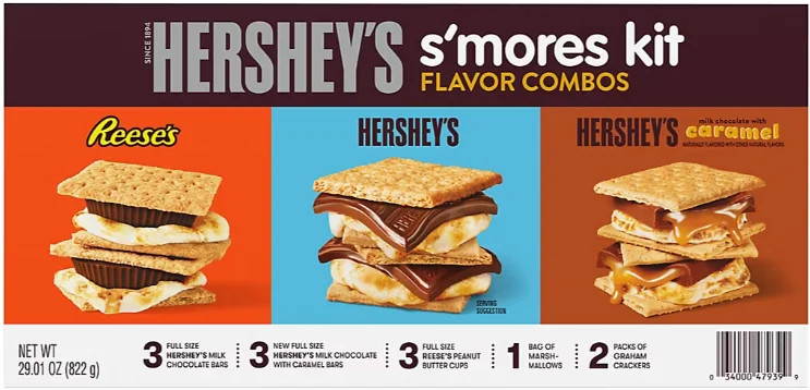 Hershey's S'mores Kit Flavor Combos, 3 Pack, 29.01 oz | Walmart (US)