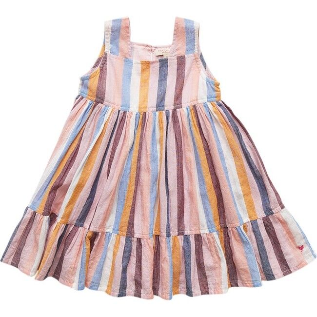 Wren Dress, Maisonette Multi Stripe | Maisonette