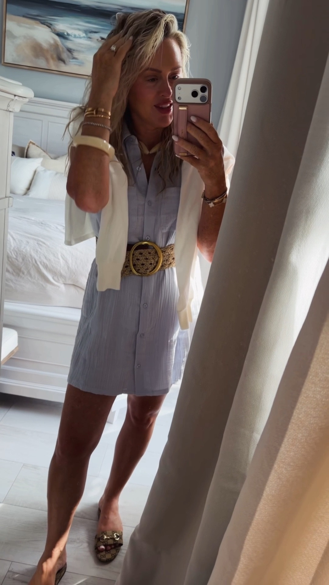 Wearing small in this dress! Gauze, prettiest blue and easy to pack for your next trip! 🩵


Resort wear. Gauze. Summer dress. Summer style. Vacation outfit.

#LTKSeasonal #LTKootd #LTKTravel