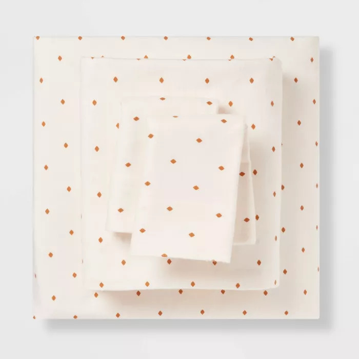 Fall Flannel Patterned Sheet Set - Threshold™ | Target
