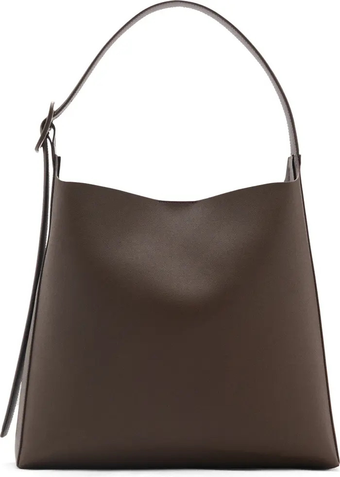 MANGO Buckled Faux Leather Shopper Bag | Nordstrom | Nordstrom