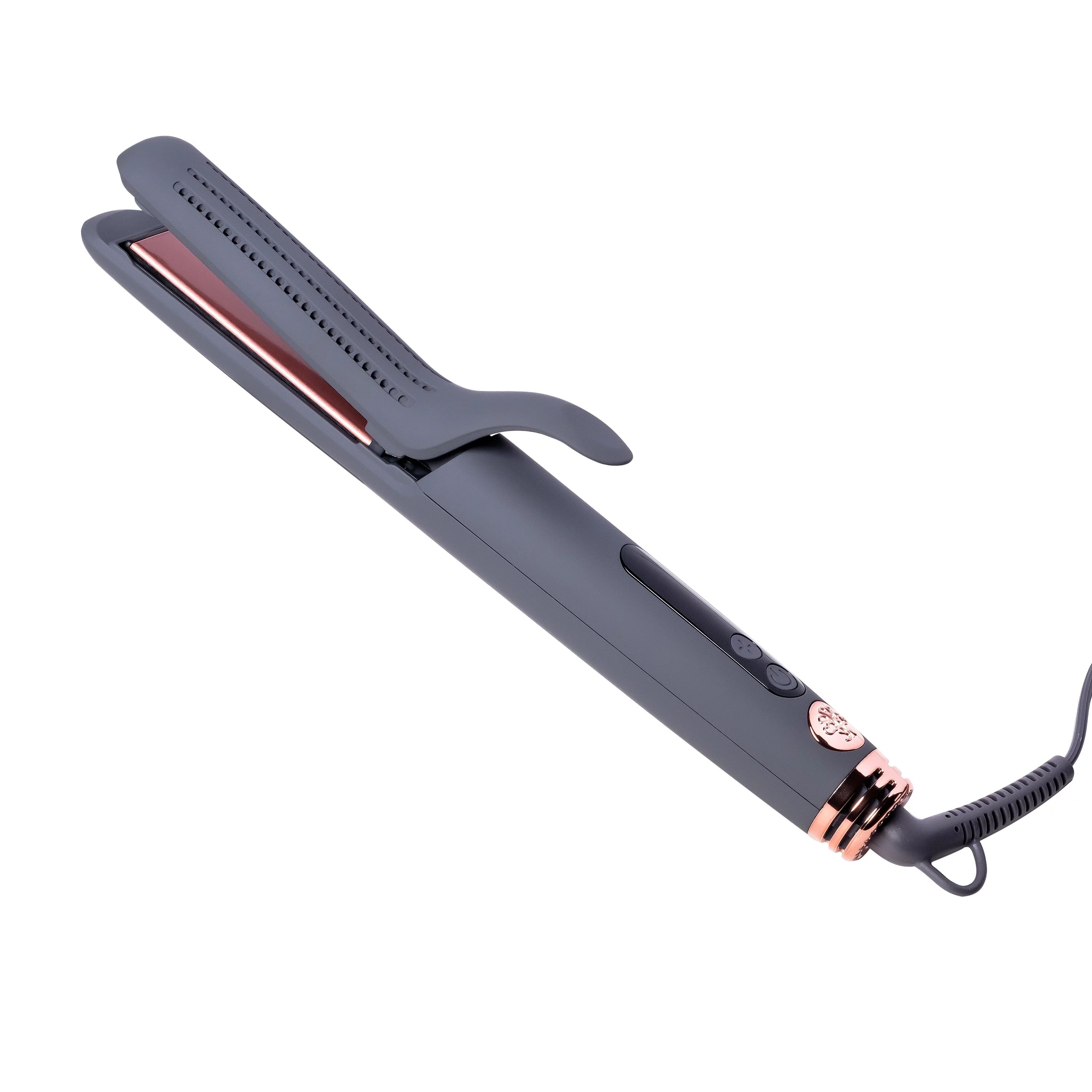 HAIRITIAGE BY MINDY Go With The Flow 2-in-1 Hair Styler Hot Tool with Titanium Plates & LED Displ... | Walmart (US)
