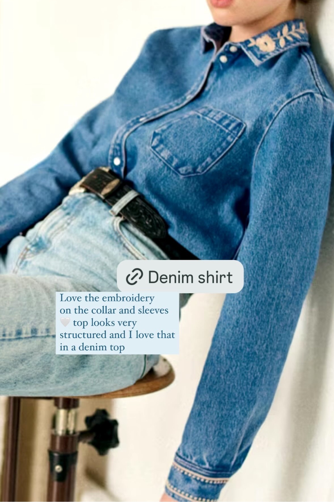 Denim shorts, structured denim shirt, fall style, denim on denimm

#LTKSeasonal