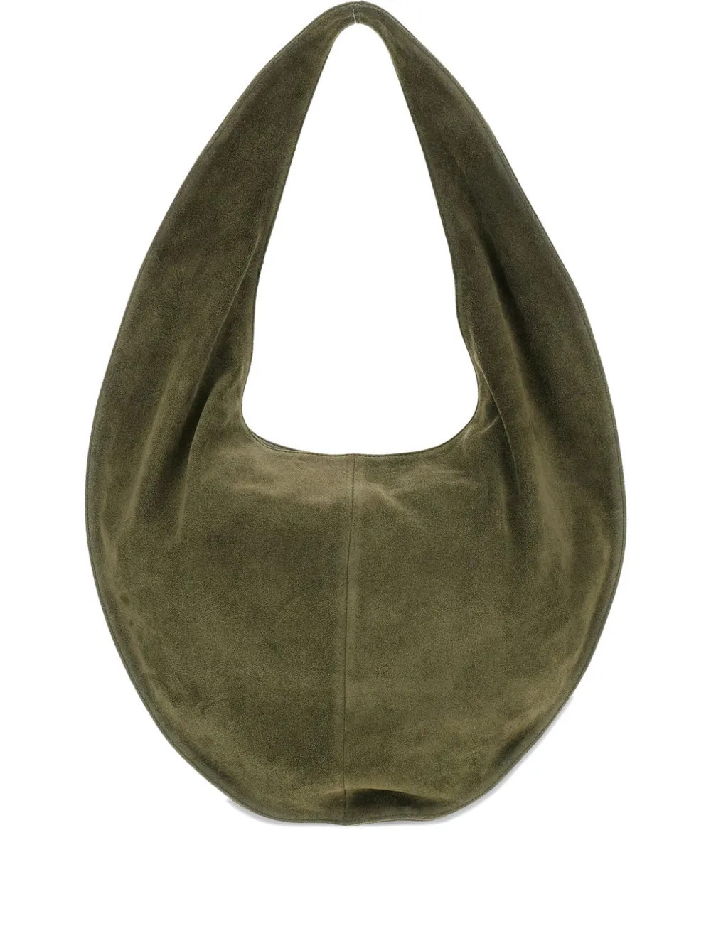 Maeden suede half-moon shoulder bag - Green | Farfetch Global