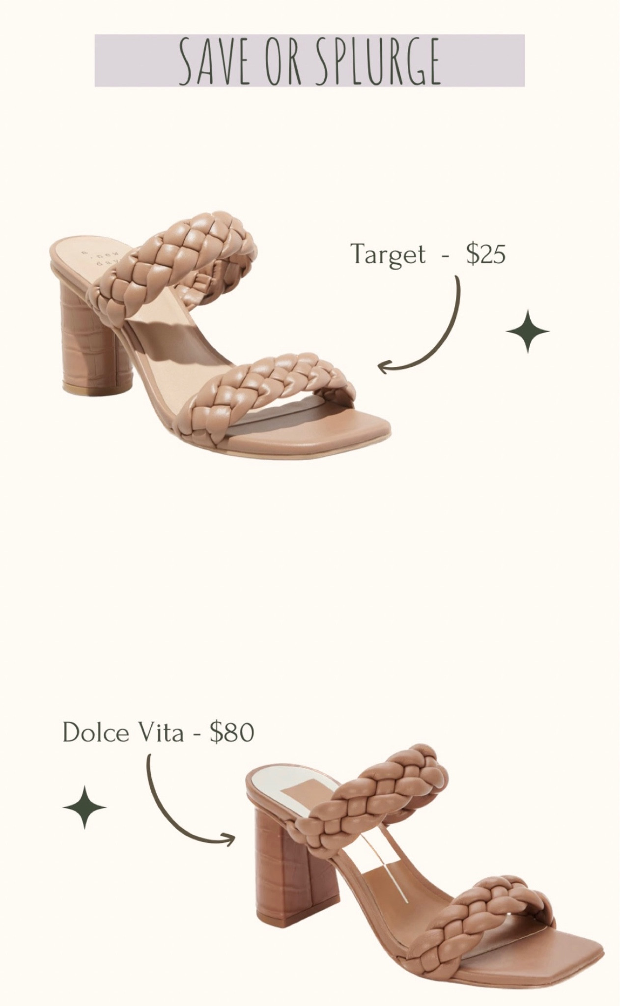 Save or Splurge - Target vs. Dolce Vita Braided Heels

#LTKwedding #LTKfit #LTKshoecrush