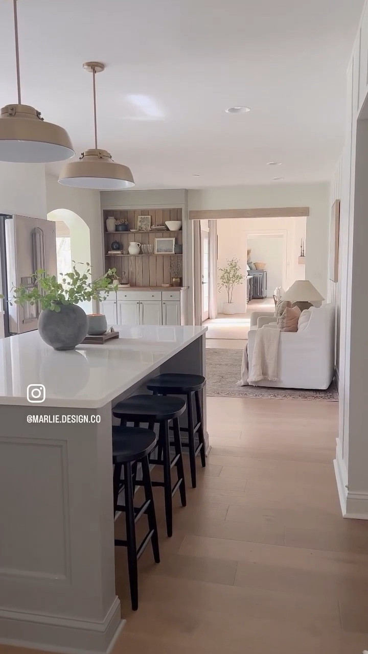 Cozy Kitchen Seating Nook | swivel chairs | loloi rug | round side table | table lamp | diy built in hutch | studio McGee art | kitchen pendant lights 

#LTKunder100 #LTKunder50 #LTKhome