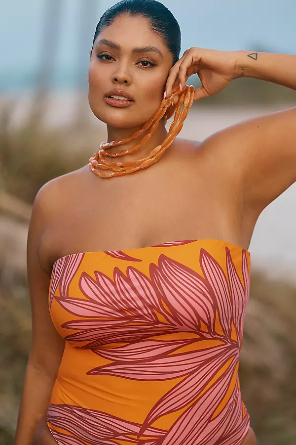 Andie Swim x Anthropologie Kauai Strapless One Piece Swimsuit | Anthropologie (US)