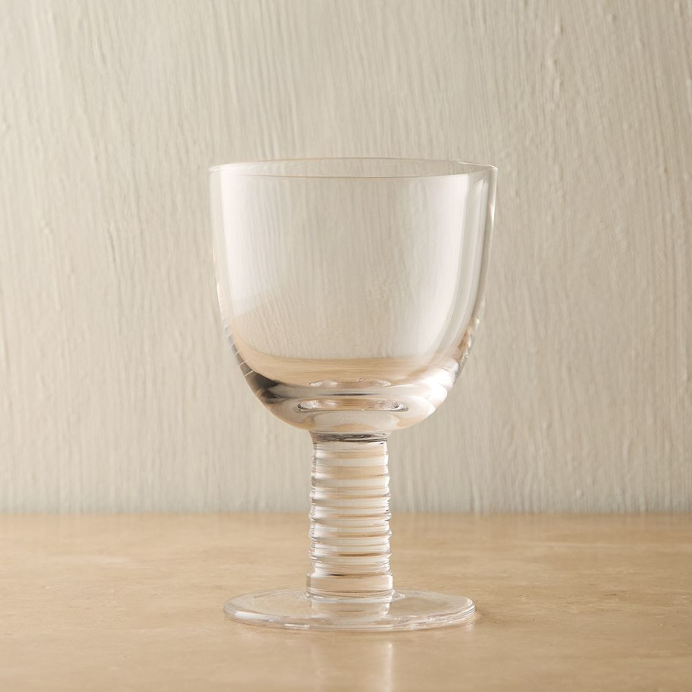 Grooved Stem All-Purpose Wine Glasses | West Elm (US)