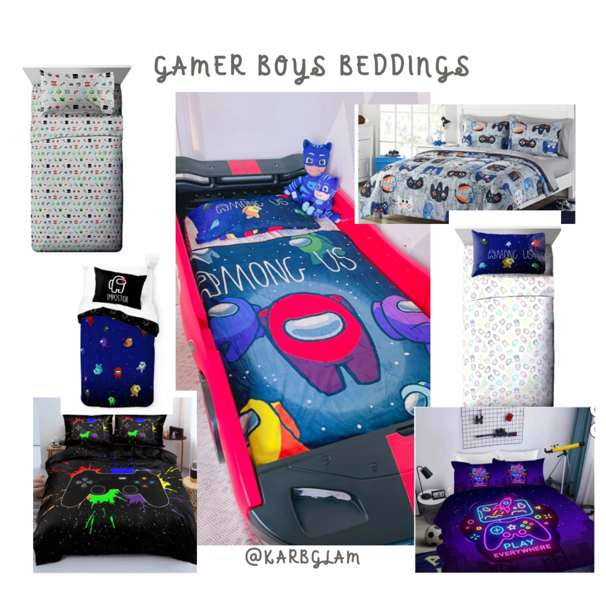 If you have a Gamer Boy , he gonna love it. My 5 years old love it!


#boysbedding #gamer #gamerworld
#boysbed #boysroom

#LTKkids #LTKSale #LTKGiftGuide