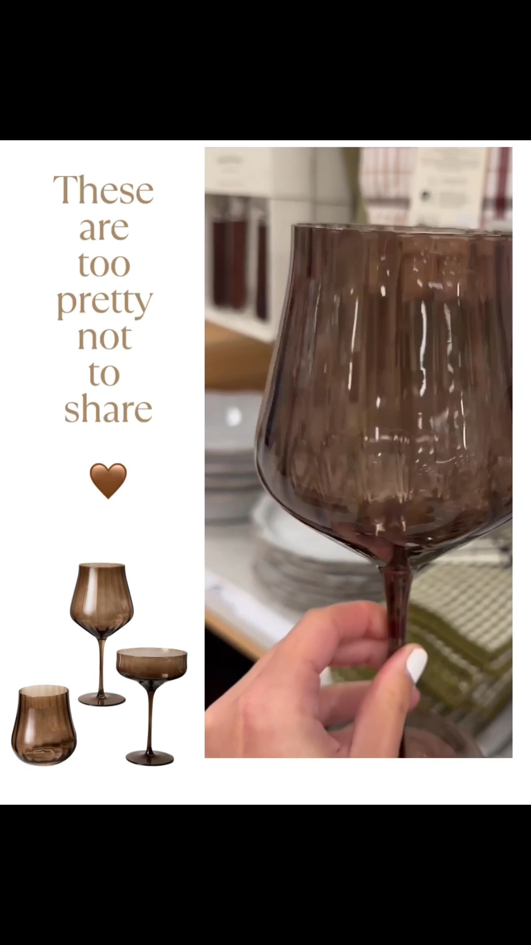 These are such a pretty collection! 🍷✨ 

#wineglass #dinnerware #hostinggift #kitchenfinds 

#LTKHome #LTKFindsUnder50 #LTKParties