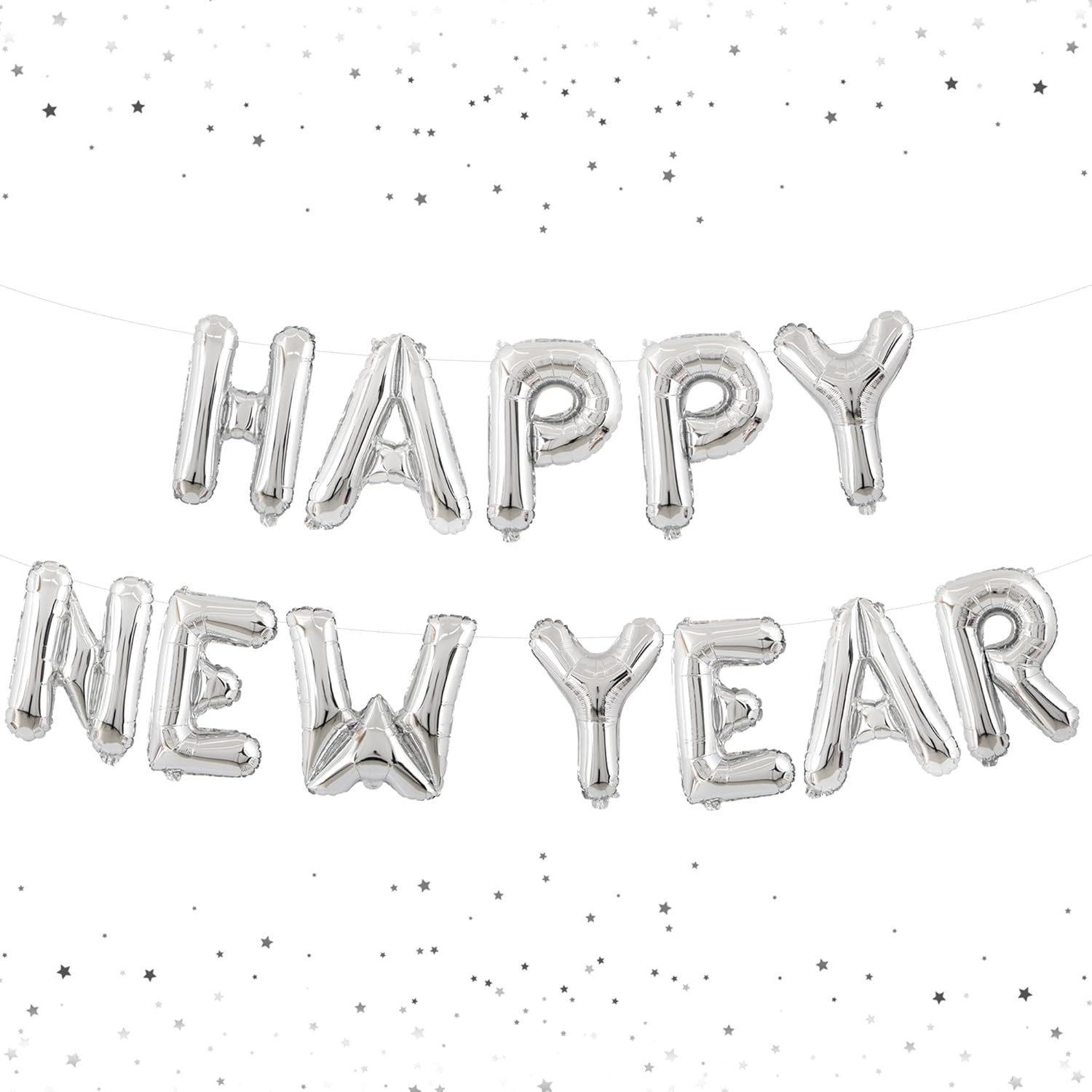 KatchOn, Silver Happy New Years Balloons - 16 Inch | New Year Eve Balloons for Happy New Years De... | Amazon (US)