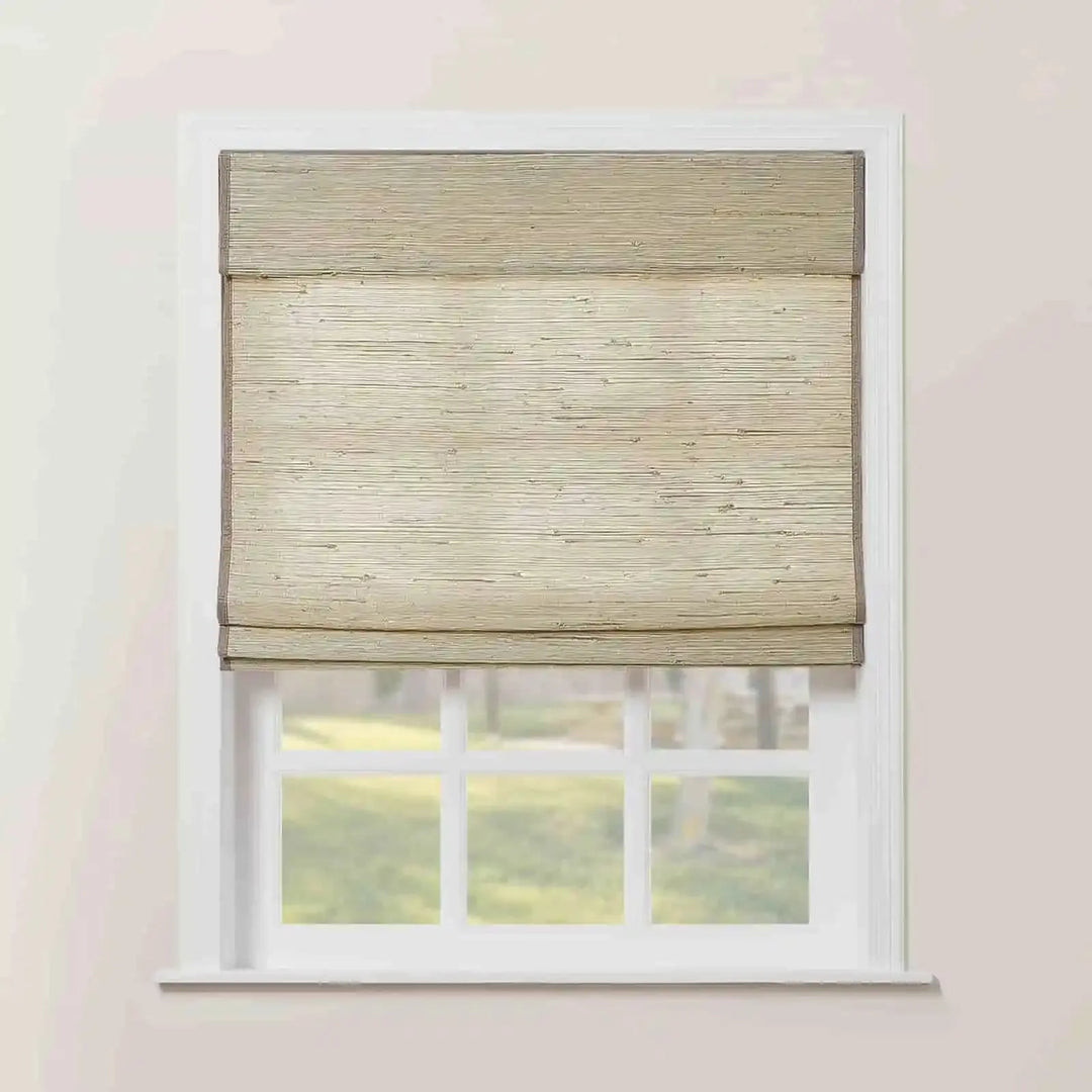 Rae Natural Ramie Flax Woven Wood Shades - Series C | TWOPAGES