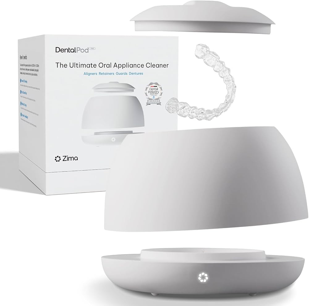Zima Dental Pod PRO: New Ultrasonic Retainer Cleaner Machine. Market-Leading, Best Aligner Cleane... | Amazon (US)