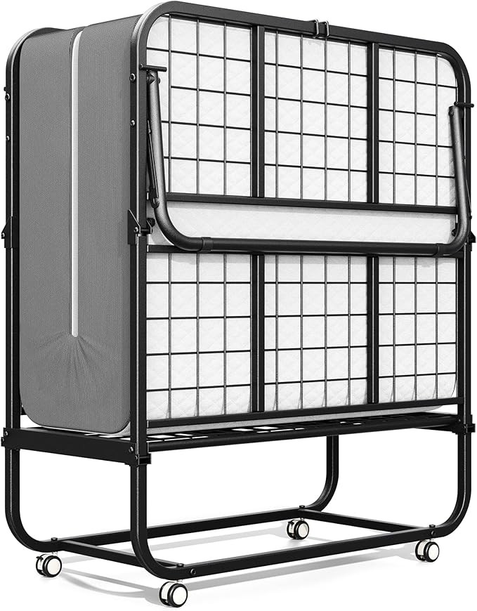 INTERGREAT Folding Bed, 75" x 31" Cot Size Portable Folding Beds for Adults, Metal Foldable Bed o... | Amazon (US)