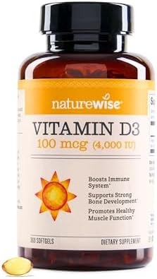 NatureWise Vitamin D3 4000iu (100 mcg) 1-Year Supply for Immune Support, Healthy Muscle Function,... | Amazon (US)