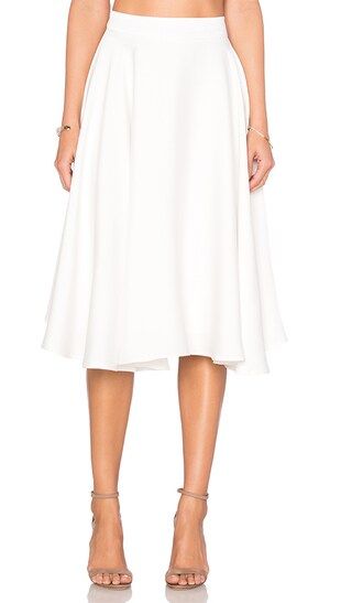 ELLIATT Liquid Skirt in White | Revolve Clothing