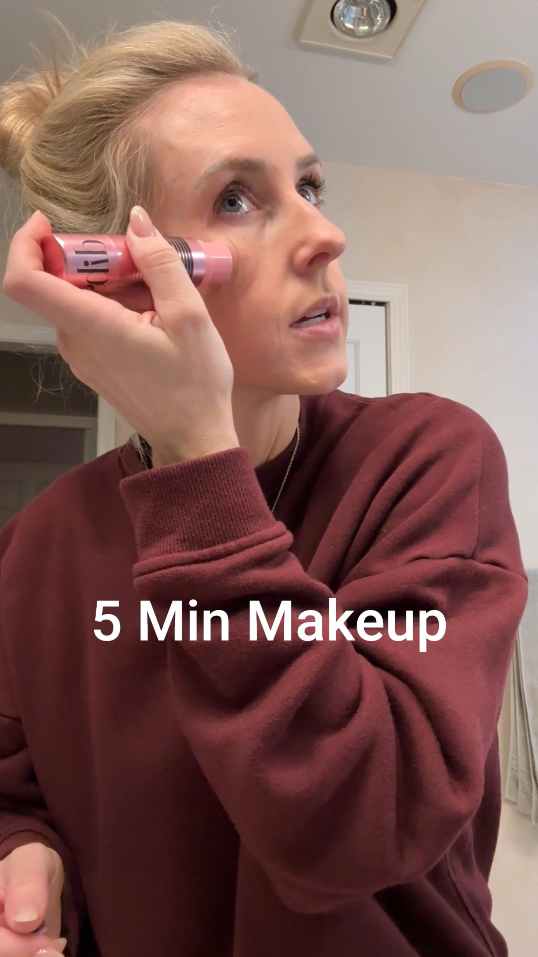 Easy 5 minute makeup must haves! Dibs contour and blush stick in the color starlit, Tula rose glow and get it eye cooling stick and a few other favs

Dibs contour stick: starlit
Eyeshadow stick: shimmer pearl

#LTKBeauty