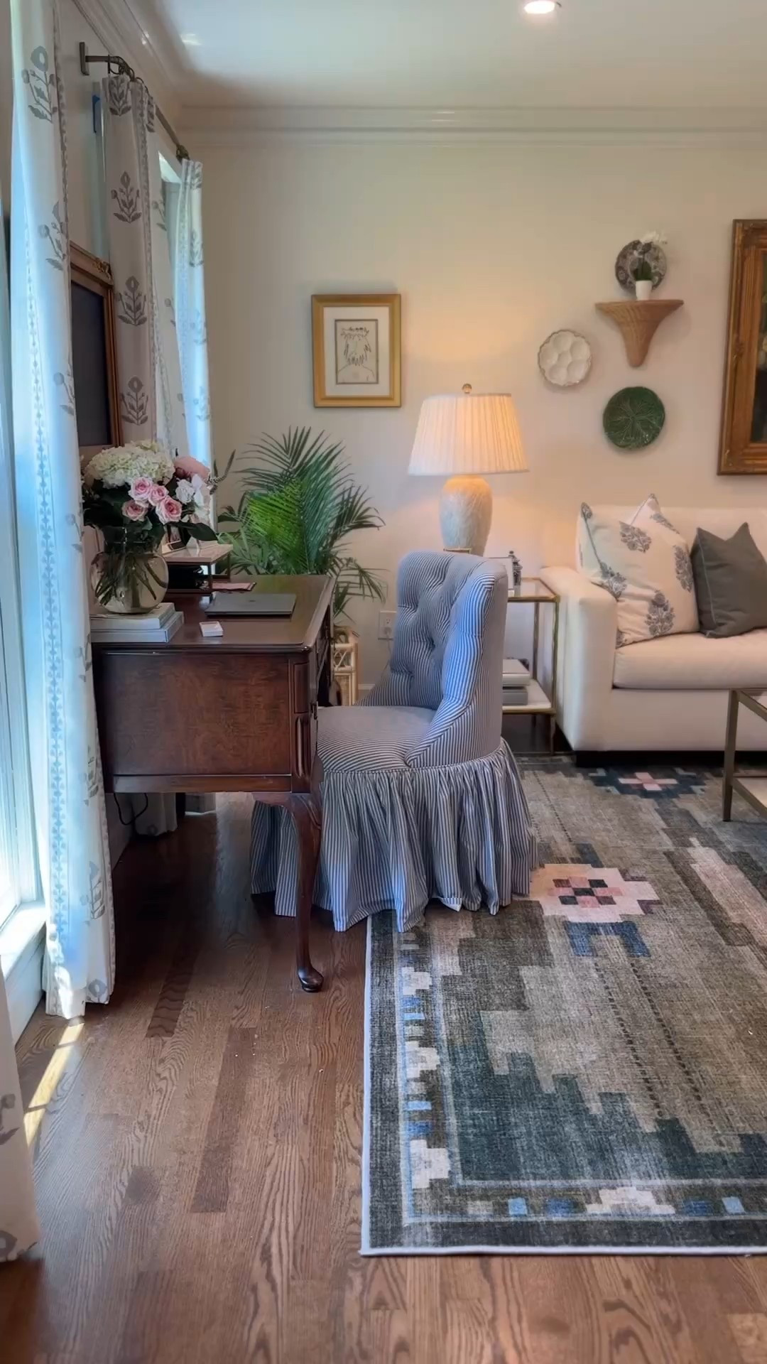 Loving my new living room rug. It pulls all the colors of this room together so nicely. And it’s perfect for pet owners and young families because they’re washable. 

Living room, rug, Jillien harbor, Grandmillennial 

#LTKHome