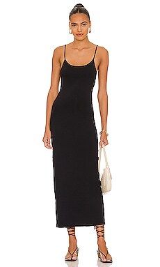 Weekend Stories Embrace Comfort Stretch Midi Dress in Black from Revolve.com | Revolve Clothing (Global)