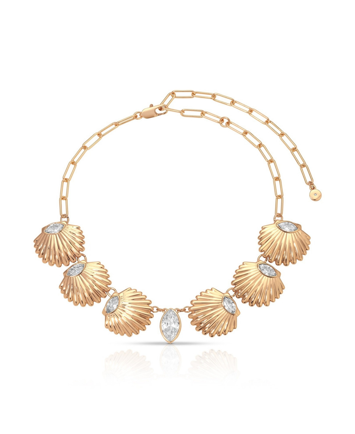 Ettika Santorini Shell Choker Necklace - Gold | Macy's
