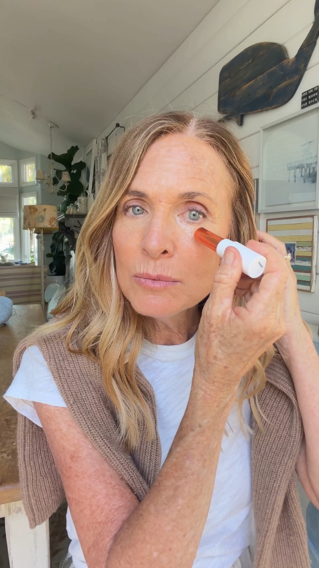 #roc_partner
Ladies... you know I'm always looking for products that actually make sense for our 50+ skin. 👀✨
The @rocskincare Revive + Glow Eye Balm has been such an easy little addition to my routine. It instantly brightens and hydrates my under-eye area and gives me that more awake, refreshed look we ALL want!
And you know I love anything that's quick, easy and doesn't require adding 10 more steps to my routine. 😂

#LTKselfcare #LTKOver40 #LTKBeauty